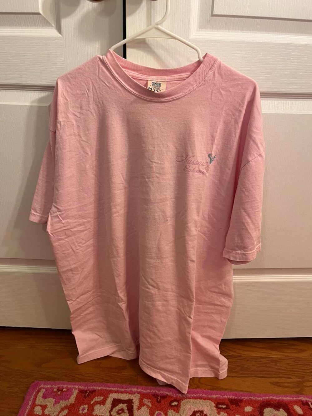 Pink Comfort Colors Nassau Bahamas Tanned And Tipsy Short Sleeve Souvenir Tee